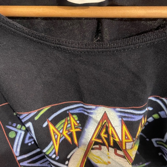 Def Leppard 1987 Graphic T-Shirt ‘87 world tour Vintage tee - Picture 2 of 4